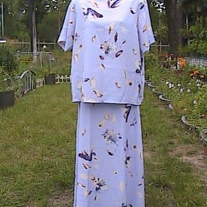 Kathie Lee Collection 2 Pc  Floral Skirt Suit